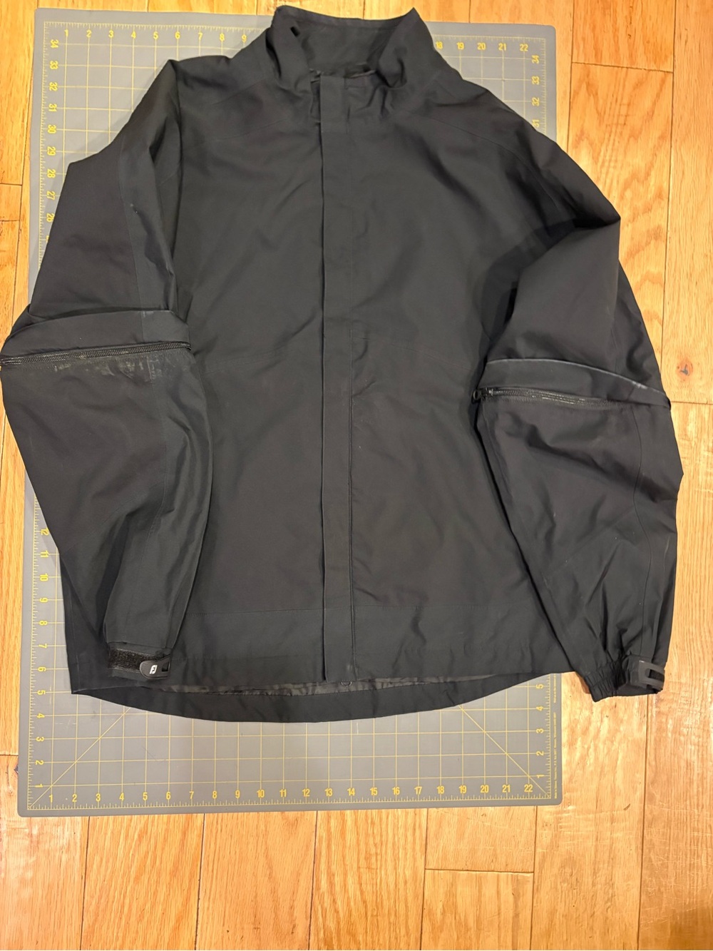 FootJoy Black Men's Waterproof Golf Rain Jacket
